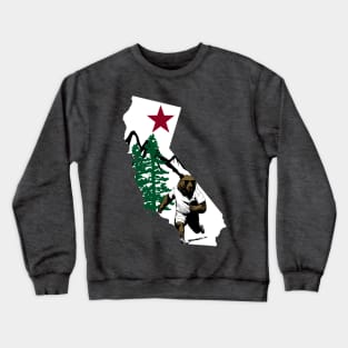 Trail Running California Bear Crewneck Sweatshirt